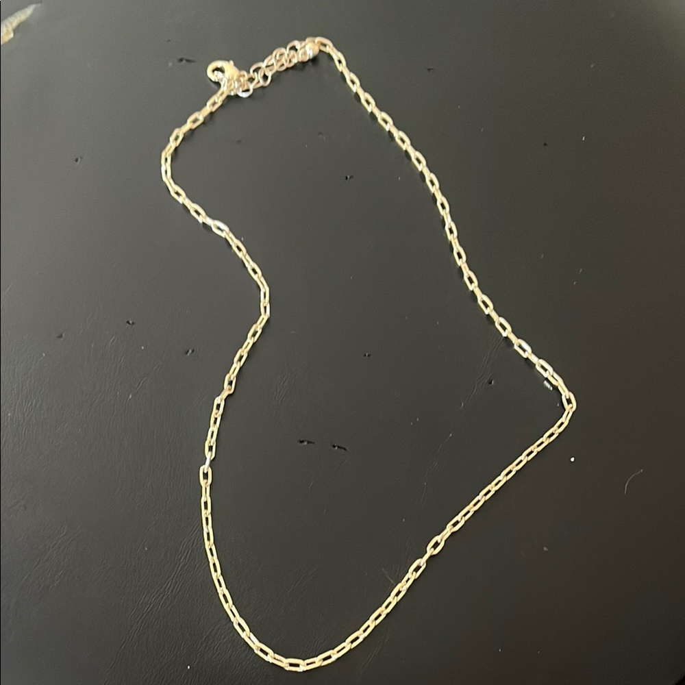 Layering gold-tone necklace